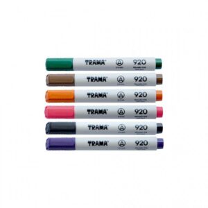 MARCADOR TRAMA 920 AL AGUA PTA REDONDA V/COLORES