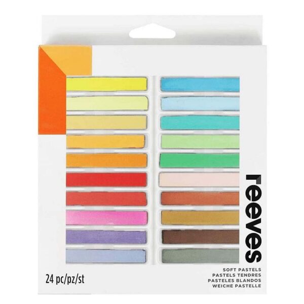 TIZA AL PASTEL REEVES X 24 COLORES (7820)