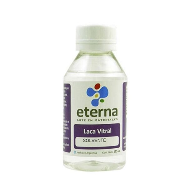 SOLVENTE PARA LACA VITRAL X 125 ML.