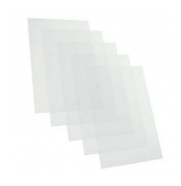 TAPA P/ANILLADO RENZ DE PVC OFICIO TRANSLUCIDO BRILLANTE