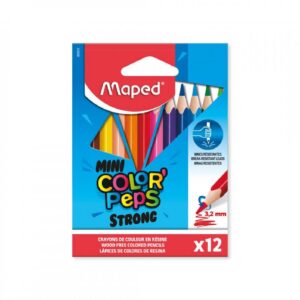 LAPICES DE COLORES MAPED COLOR PEPS  X 12 CORTOS STRONG (862812)