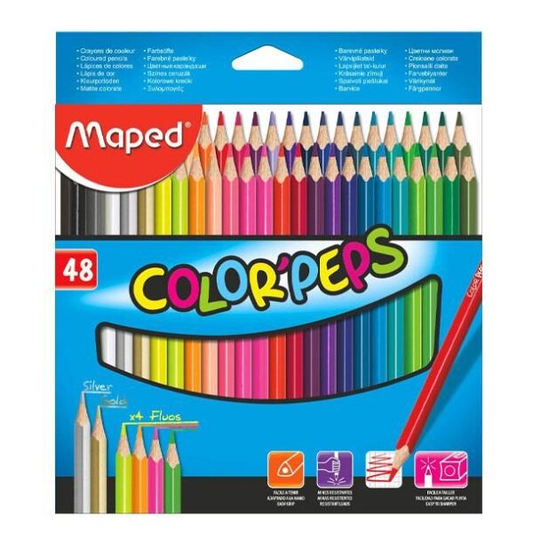 LAPICES DE COLORES MAPED COLOR PEPS X 48 LARGOS (832048)