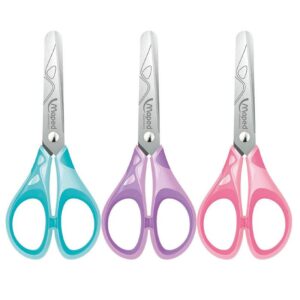 TIJERA ESCOLAR MAPED ESSENTIAL SOFT PASTEL DE 13 CM (464413)