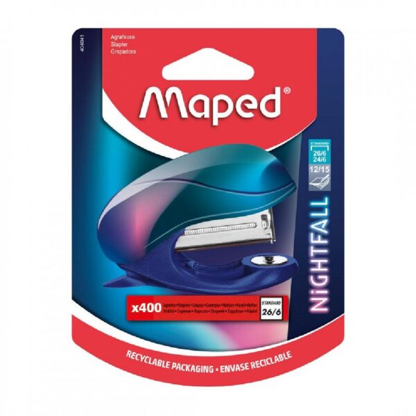 ABROCHADORA MAPED NIGHTFALL MINI 26/6 + BROCHES  (404041)