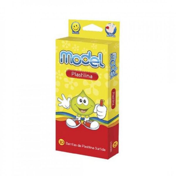 PLASTILINA MODEL EN BARRA DE 20 GRS. X 10 UNID. (827502)