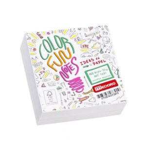 TACO DE PAPEL MEDORO BLANCO 9 X 9 CM. X 400 HJS. (7301)