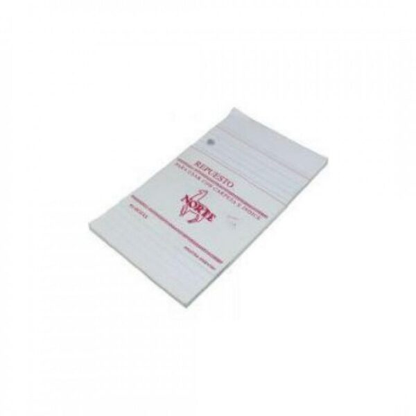 REPUESTO NORTE ESQUELA X 50 HJS.  RAYADO (571)