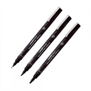 MARCADOR UNI PIN-200 CHISEL P/DIBUJO TECNICO 3.0 MM NEGRO