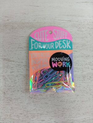 CLIP MOOVING FORRADO FLUO N° 6  X 25 U. ( 50 MM ) (2112010211)