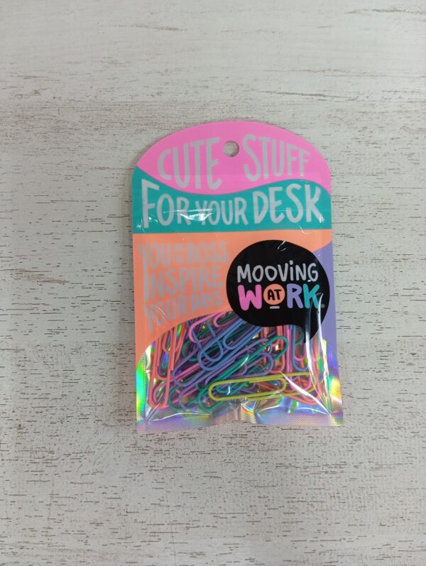 CLIP MOOVING FORRADO FLUO N° 6  X 25 U. ( 50 MM ) (2112010211)