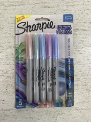 MARCADOR SHARPIE COLORES MISTICOS BLISTER X 5 COLORES (2156345)