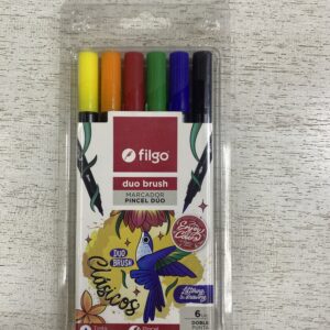 MARCADOR FILGO BRUSH DUO X 6 (DBSH-E6-CLA)