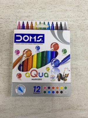 MARCADOR DOMS X 12 COLORES
