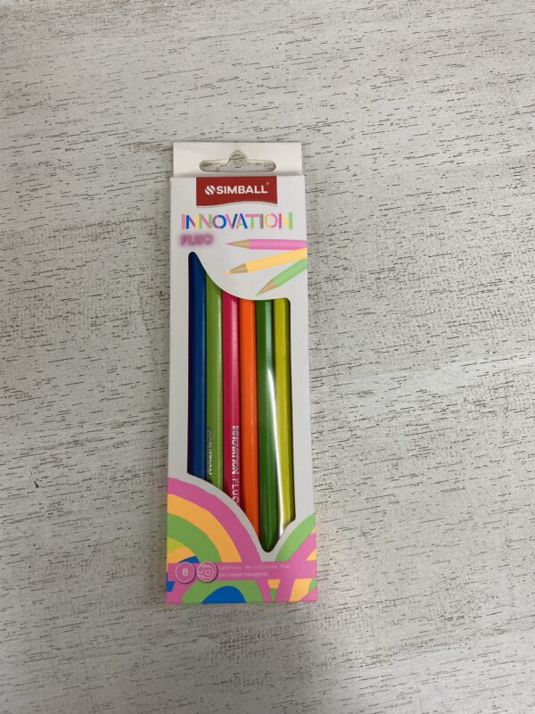 LAPICES DE COLORES SIMBALL INNOVATION FLUO X 8