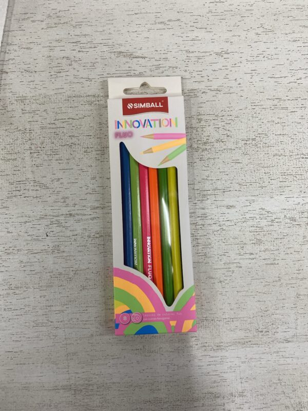 LAPICES DE COLORES SIMBALL INNOVATION FLUO X 8