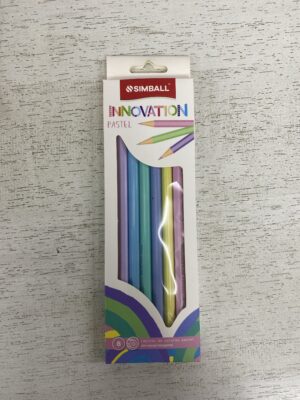LAPICES DE COLORES SIMBALL INNOVATION PASTEL X 8