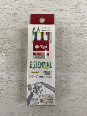 RESALTADOR FILGO DOBLE PUNTA X4