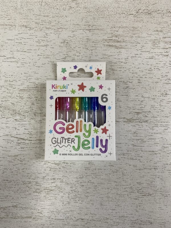 BOLIGRAFO KIRUKI MINI GLITTER X 6