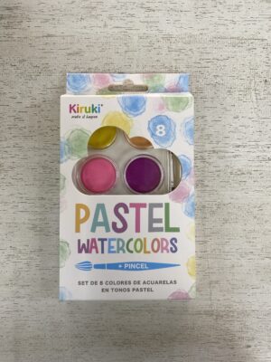 ACUARELA KIRUKI X 8 PASTEL