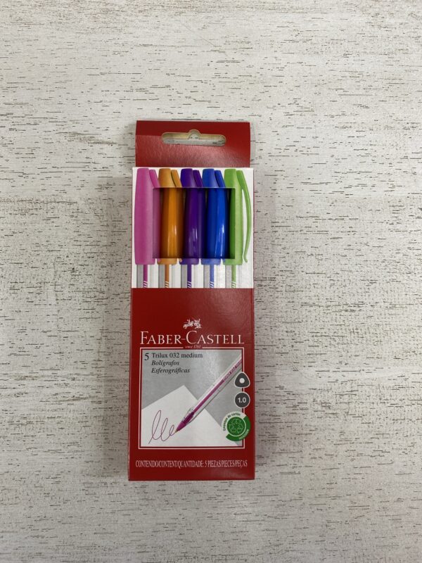 BOLIGRAFO FABER TRILUX X 5 COLOR