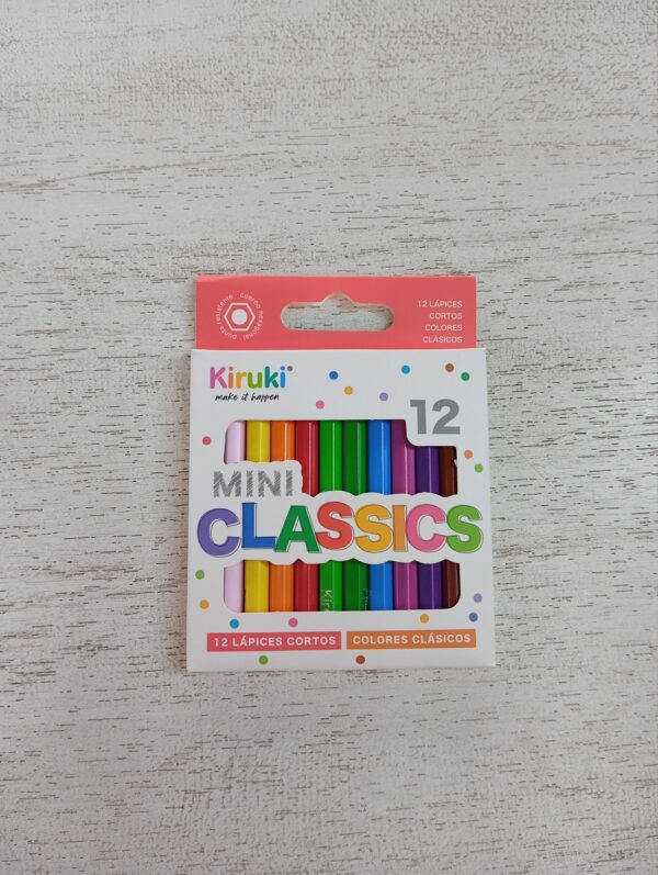 LAPICES DE COLORES KIRUKI X 12 CORTOS
