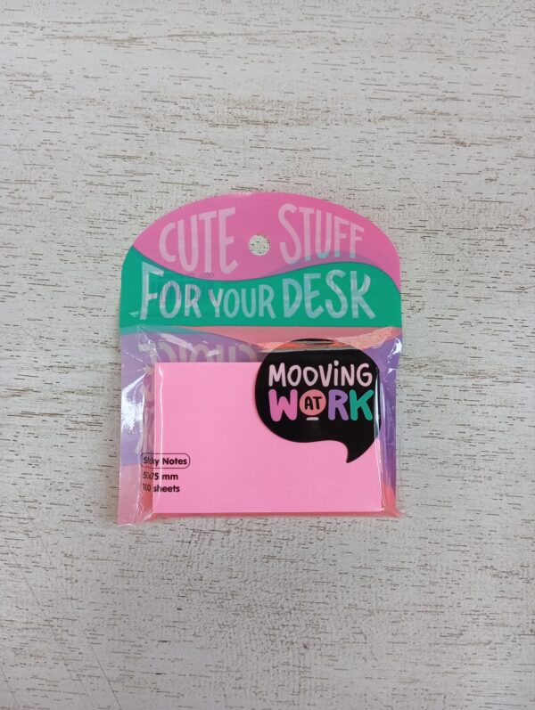 NOTAS ADHESIVAS MOOVING 50 X 75 MM SURTIDAS  X 100 HJS. (2112100112)