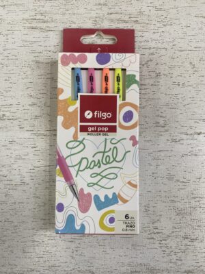 BOLIGRAFO FILGO PASTEL X 6
