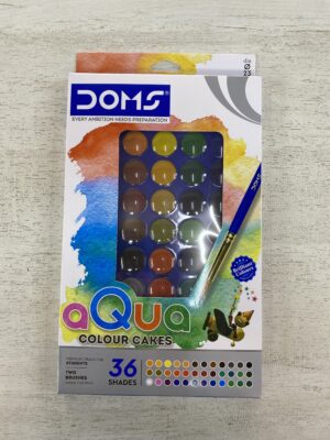 ACUARELA DOMS  X 36 COLORES + PINCEL