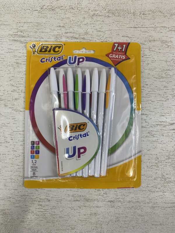 BOLIGRAFO BIC CRISTAL X 8
